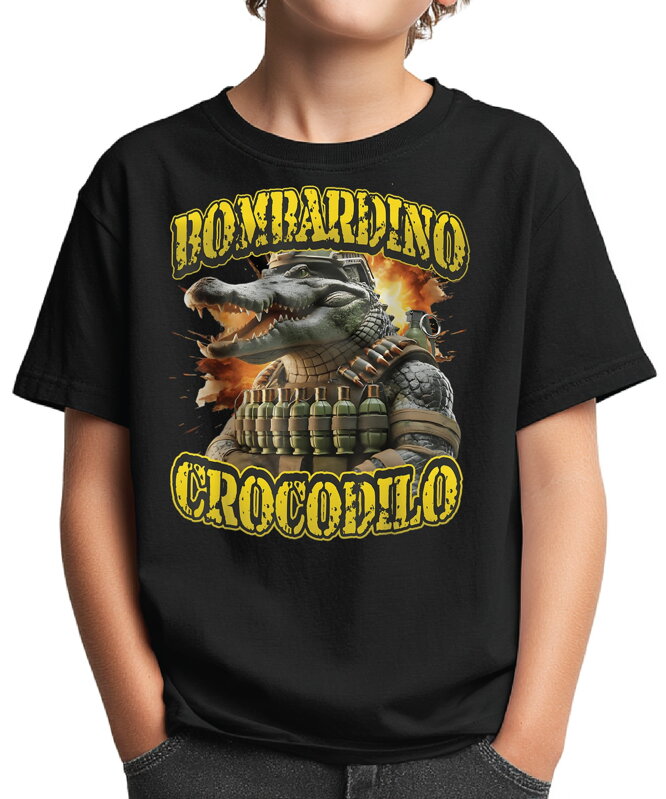 Tričko - Ver.2 Bombardino Crocodilo (Taliansky Brainrot) Tričko - Ver.2 Bombardino Crocodilo (Taliansky Brainrot)
