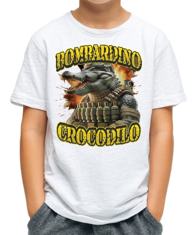 Tričko - Ver.2 Bombardino Crocodilo (Taliansky Brainrot) Tričko - Ver.2 Bombardino Crocodilo (Taliansky Brainrot)