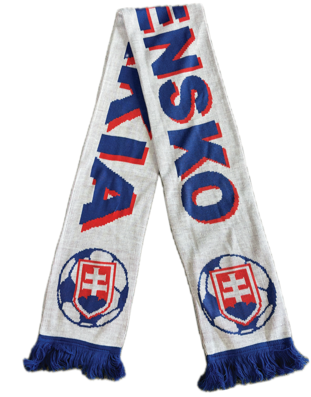 Fanúšikovský futbalový šál - SLOVENSKO SLOVAKIA
