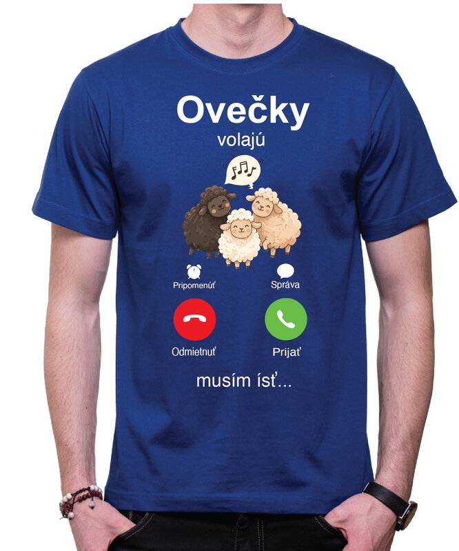 Tričko - Ovečky volajú Phone