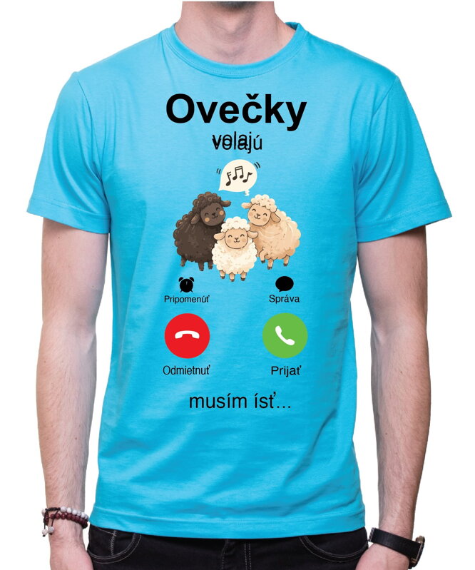 Tričko - Ovečky volajú Phone