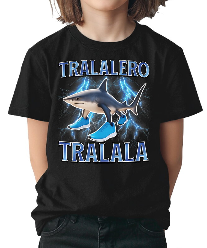 Detské tričko - Tralalero Tralala žralok Detské tričko - Tralalero Tralala žralok