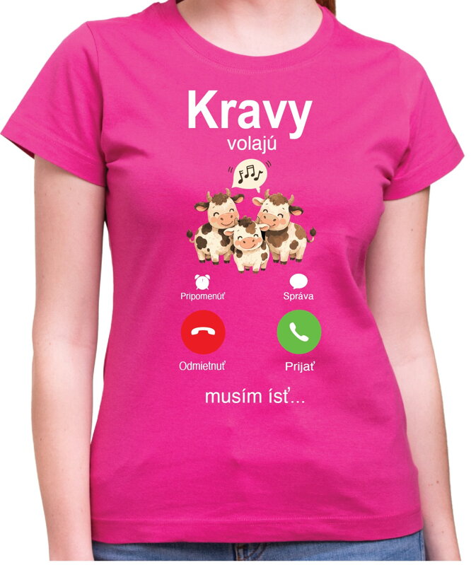 Tričko - Kravy volajú Phone