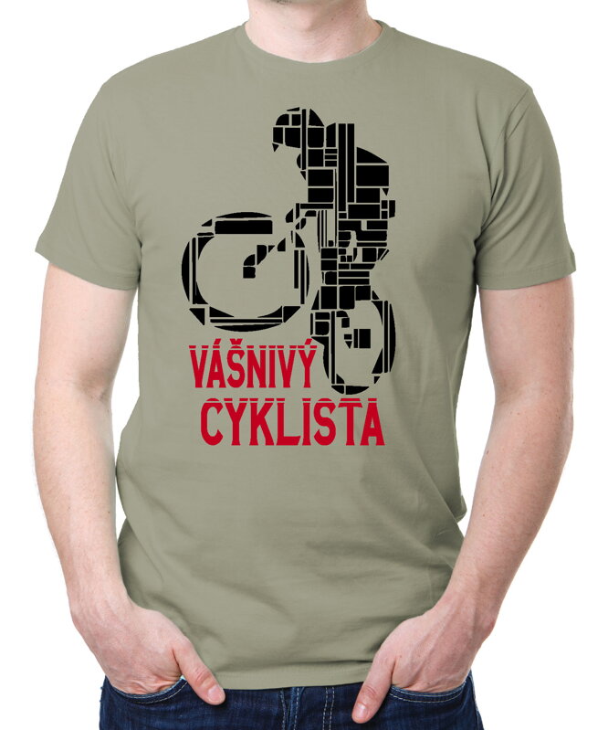 Cyklo tričko - Bike + vášnivý cyklista/vášnivá cyklistka Cyklo tričko - Bike + vášnivý cyklista/vášnivá cyklistka