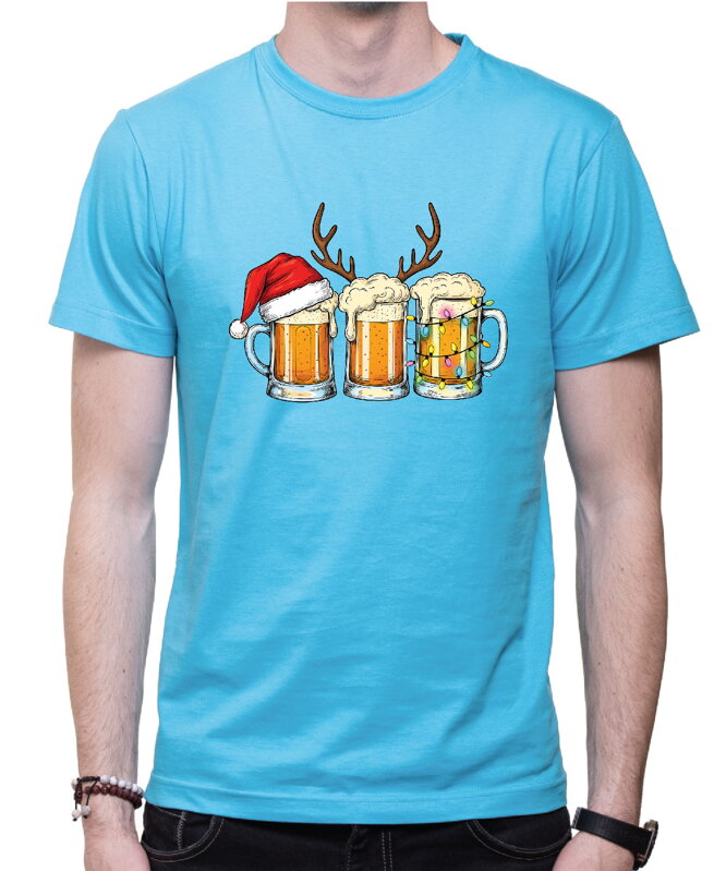 Vianočné tričko - Vianočné pivá