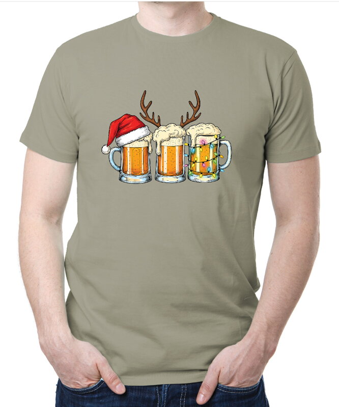 Vianočné tričko - Vianočné pivá