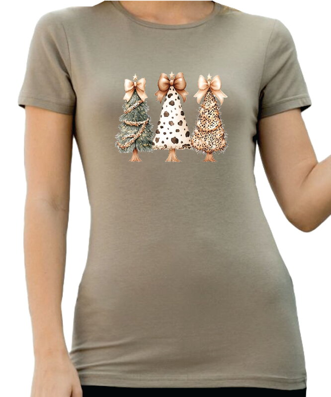 Vianočné tričko - Vianočné stromčeky