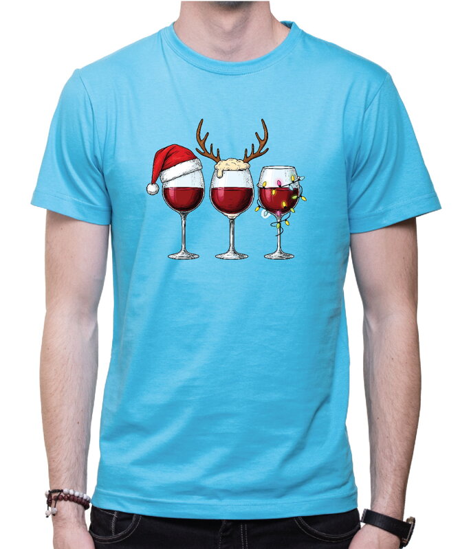 Vianočné tričko - Vianočné vína