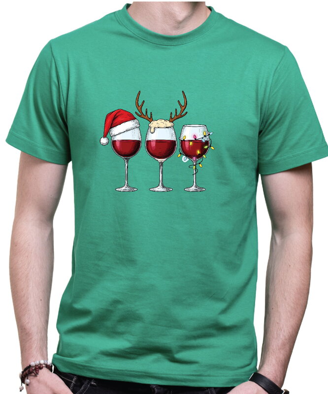 Vianočné tričko - Vianočné vína