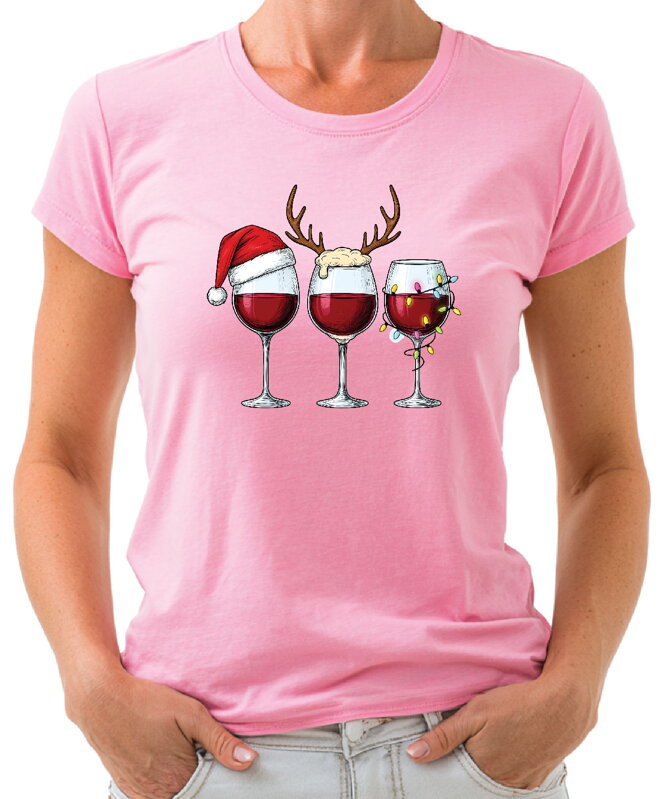 Vianočné tričko - Vianočné vína