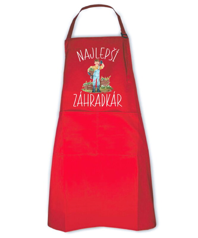 Záhradná zástera - Najlepší záhradkár Záhradná zástera - Najlepší záhradkár