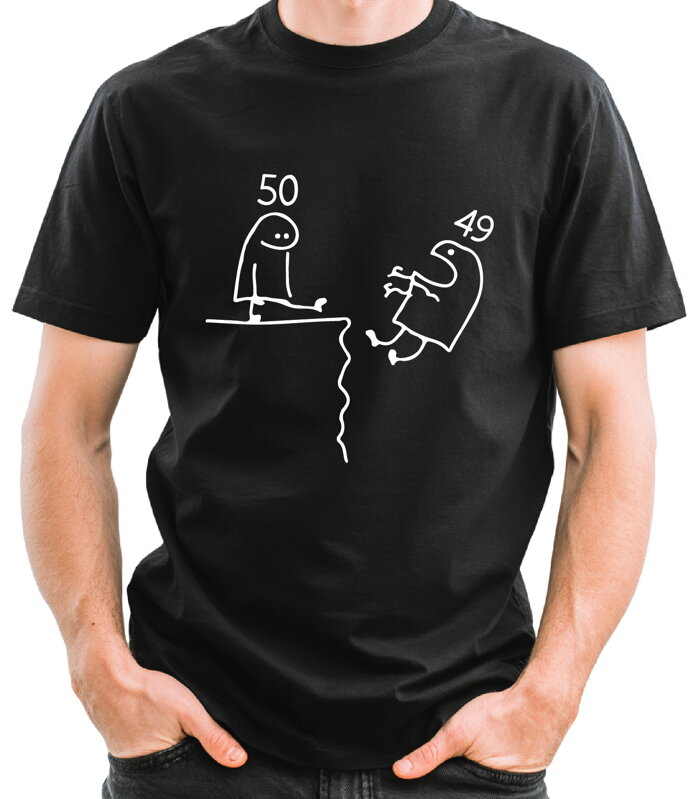 Narodeninové tričko - 50 (Zbohom 49) Narodeninové tričko - 50 (Zbohom 49)