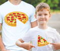 Rodinný pár tričiek - PIZZA