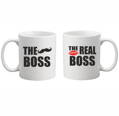 Sada: 2 hrnčeky - The Boss/The Real Boss