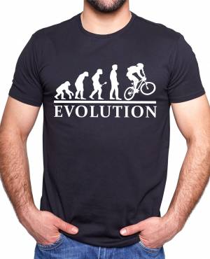 Tričko Evolúcia Bicykel