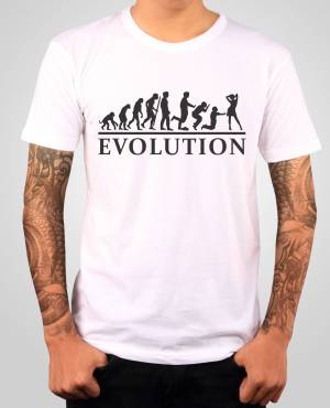 Tričko Evolúcia-Svadba 