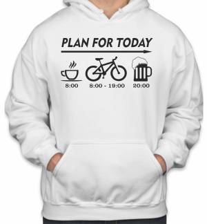 Cyklistická mikina - Dnešný plán